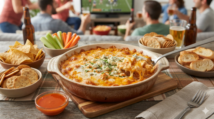 Buffalo chicken dip